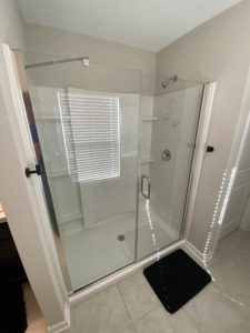 large shower