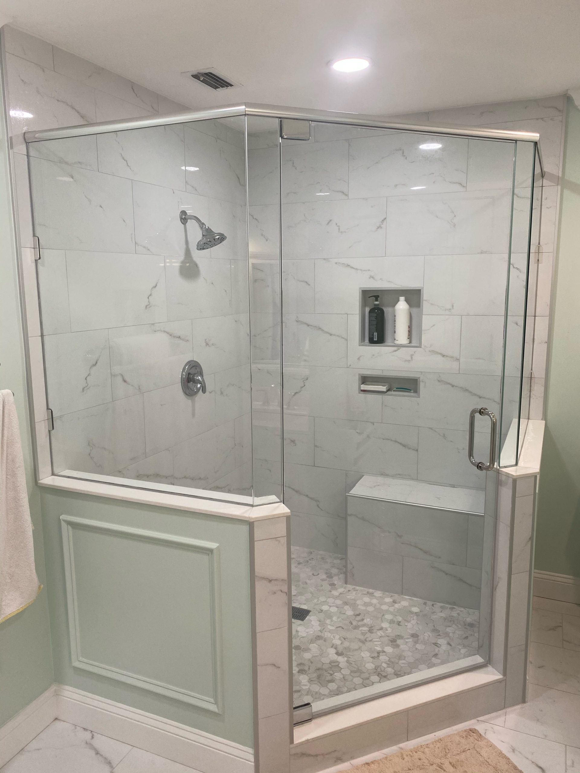 large shower