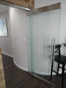 large glass door
