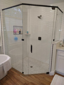 large shower