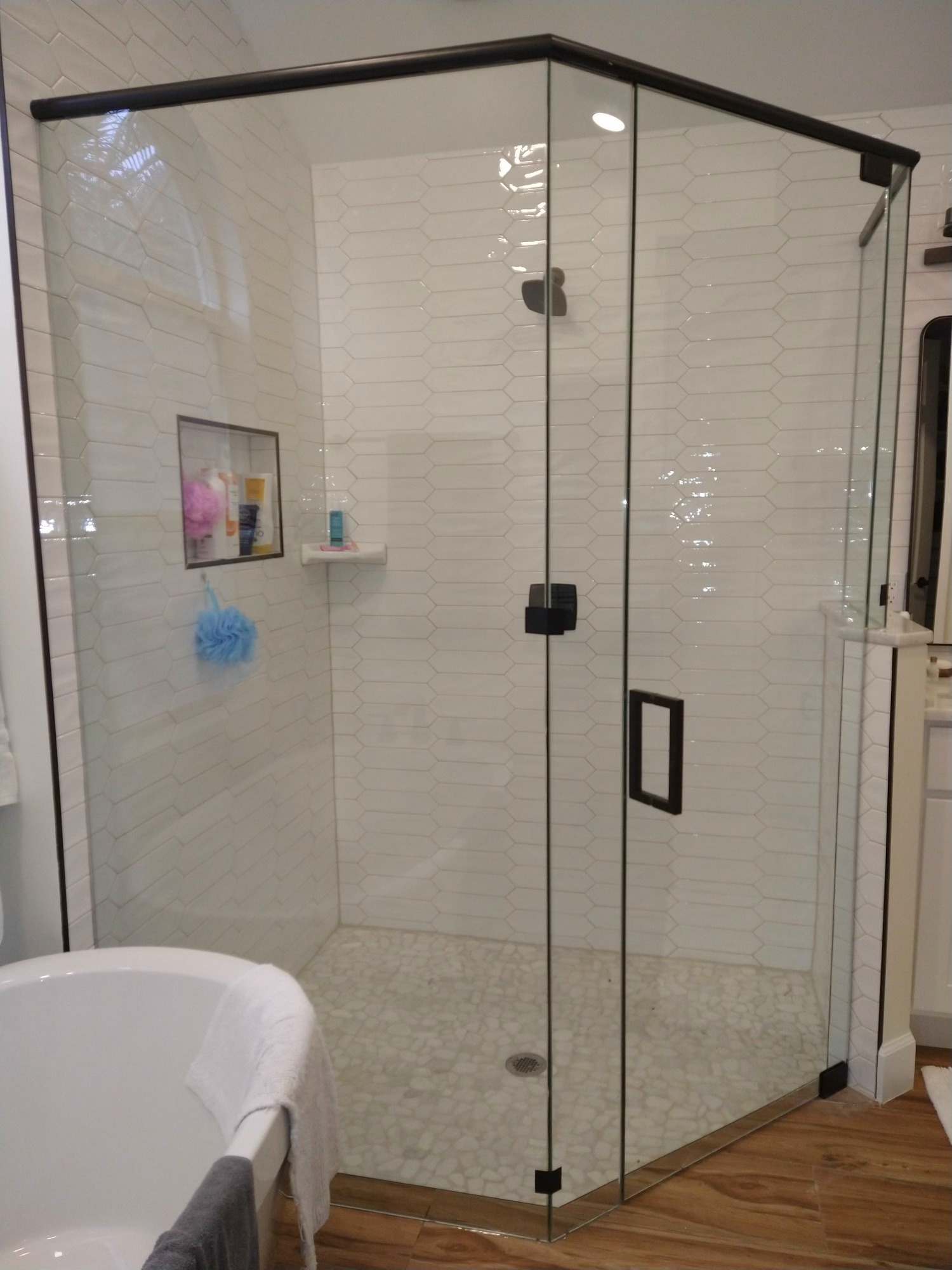 large shower
