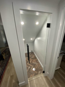 glass door storage